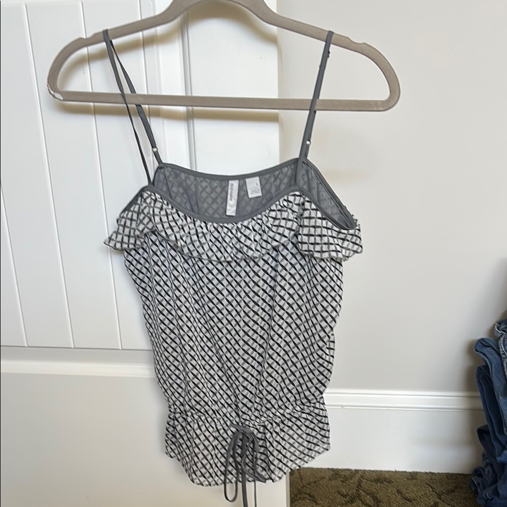 Old Navy Black and White Camisole